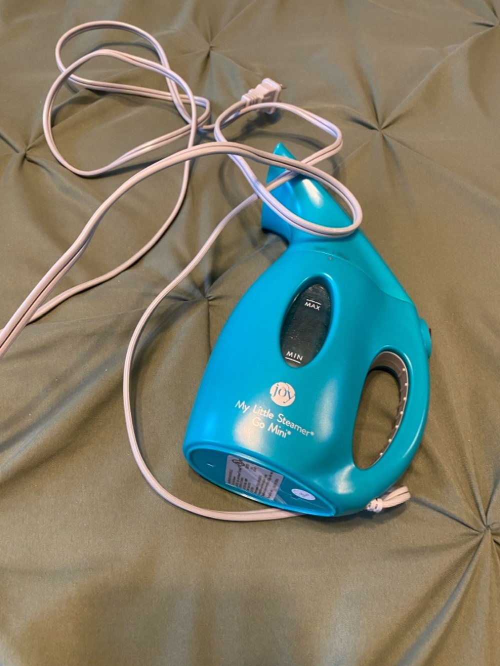 Joy My Little Steamer Go Mini - Teal Handheld Garment Steamer